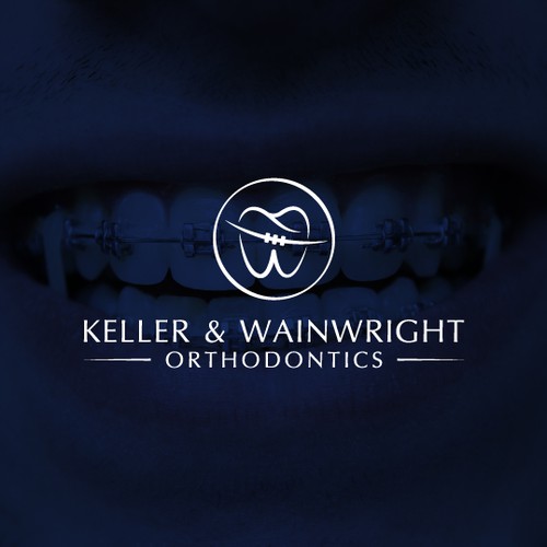 Bold logo concept for "Keller & Wainwright Orthodontics"