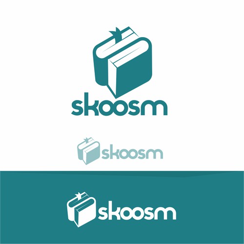 Skoosm logo design.