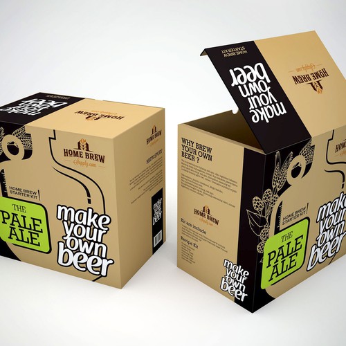 Packaging box homebrew starter kit