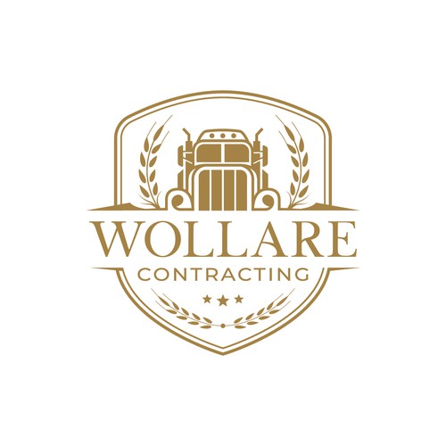 Wollare Contracting Logo Design