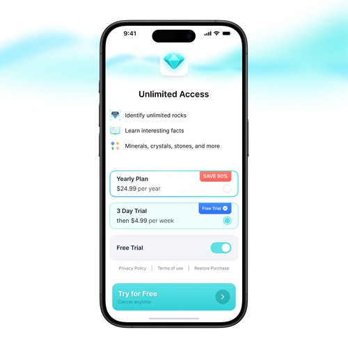 Mobile App Paywall & Subscription UI/UX Design
