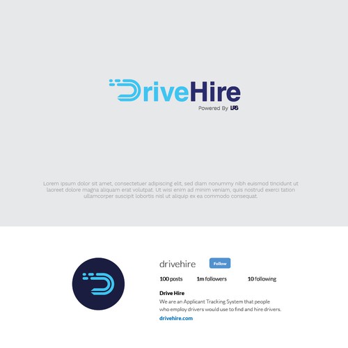 Bold Logo Concept for DriveHire