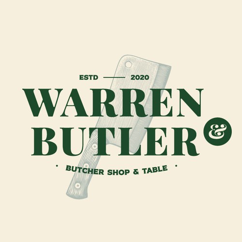 Vintage Logo for Butcher Shop