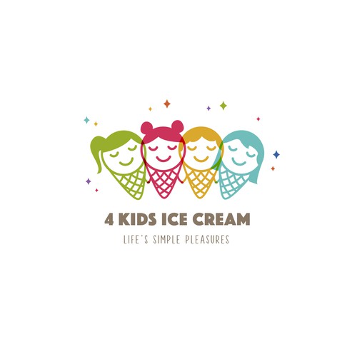 4 kids ice cream