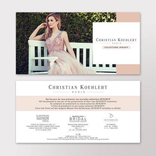 Flyer design for Christian Koehlert