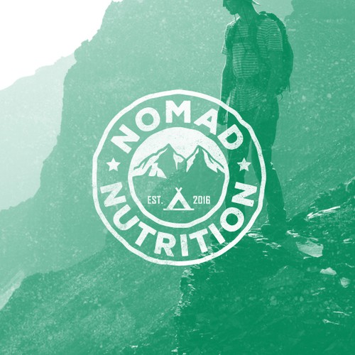 Nomad Nutrition Logo & Brand Identity