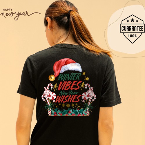 Christmas Winter T-shirt Design