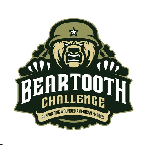 Logo for army bike race