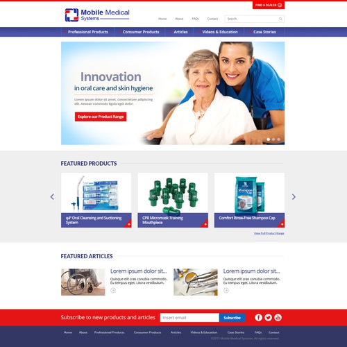 Medical Supplier Website