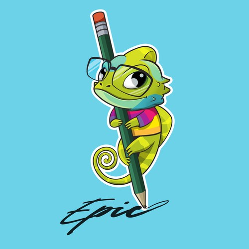Chameleon mascot