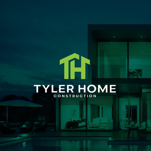 TH logo for 'Tyler Home Construction'