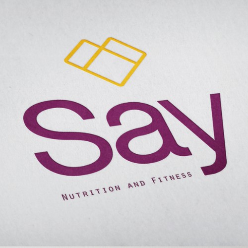 Logo for nutrition and fitness trainer