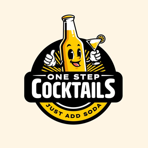 Cocktails Logo Mascot