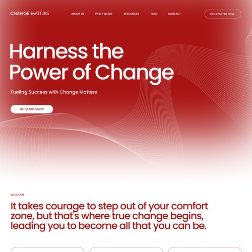 Trendy website for business consulting company