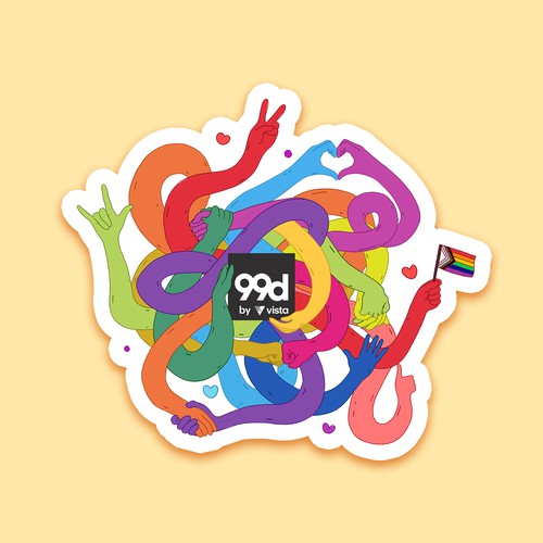 Pride Sticker Illustration