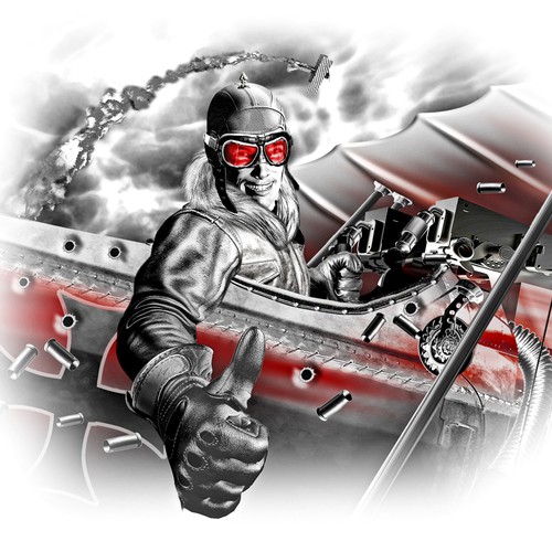 red baron illustration