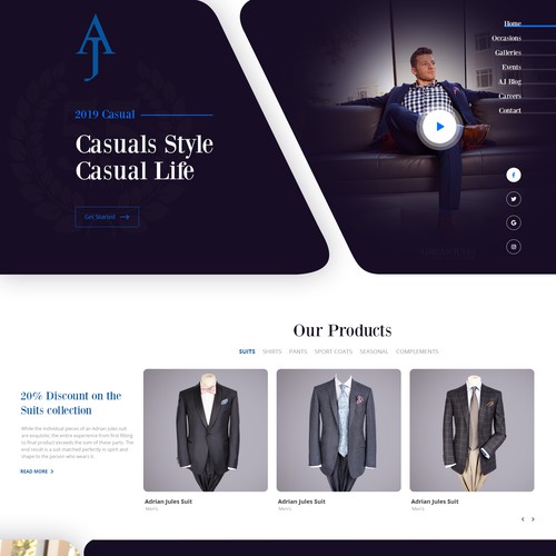 Fashion Landing page 