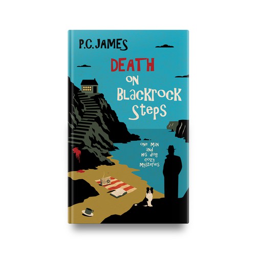 Book cover for "Death on Blackrock Steps" 