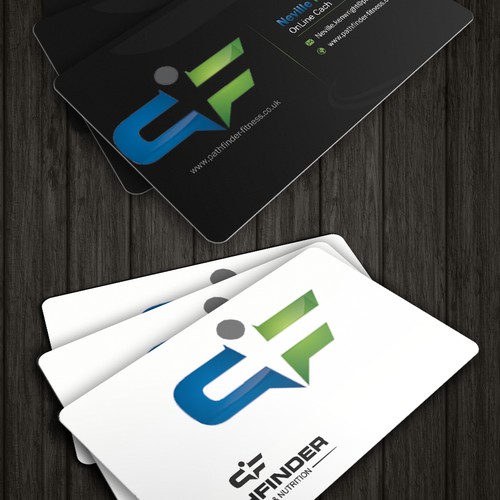 Create a Business Card that people will talk about (on line fitness and nutrition coach
