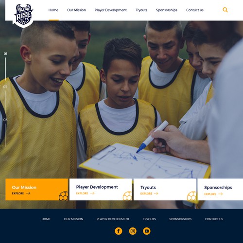 Website Design for Rice FC