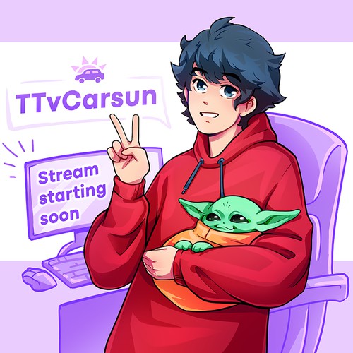 Illustratio for stream banner