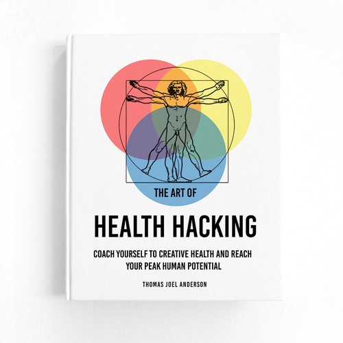 Health Hack info graphic concept cover