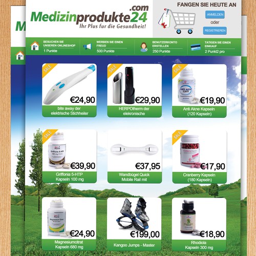 flyer / banner design for medicalproducts24.com