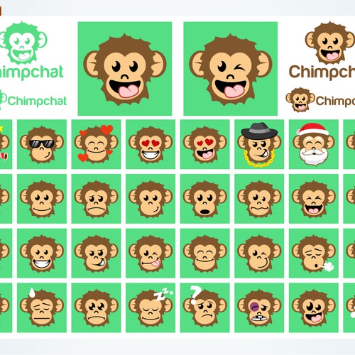 chimpchat emoticon design