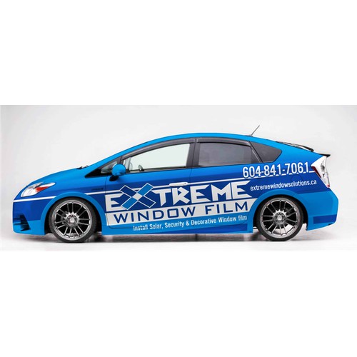 Wrap 2014 Prius in Vancouver with an Intense New Logo and  Creativity.