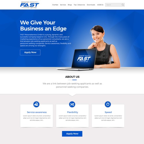 Web Design for Business & Consulting Company