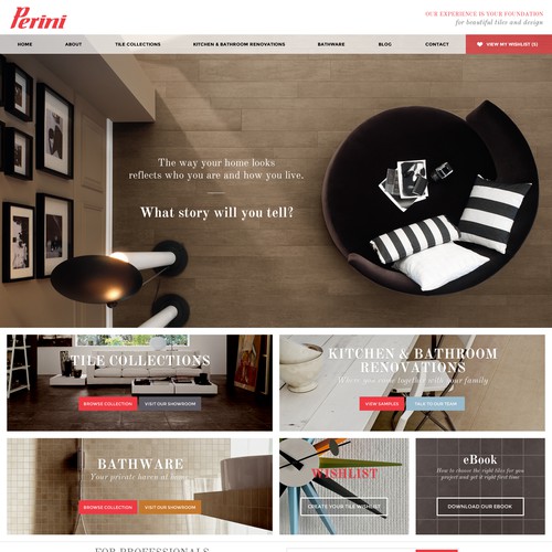 Design a new website for Perini