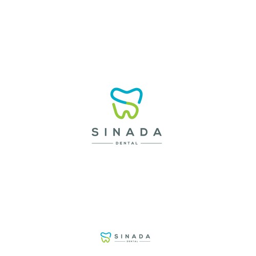 simple logo design for SINADA DENTAL