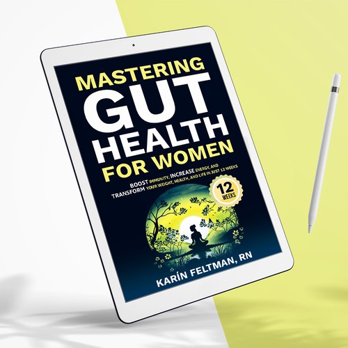 Gut Health for Women Book Cover Design