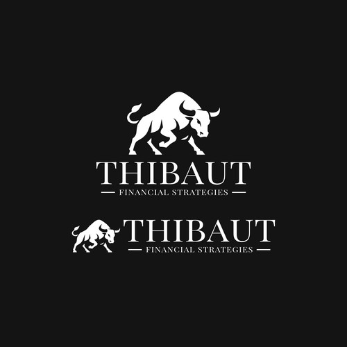Bold logo design for Thibaut Financial strategies