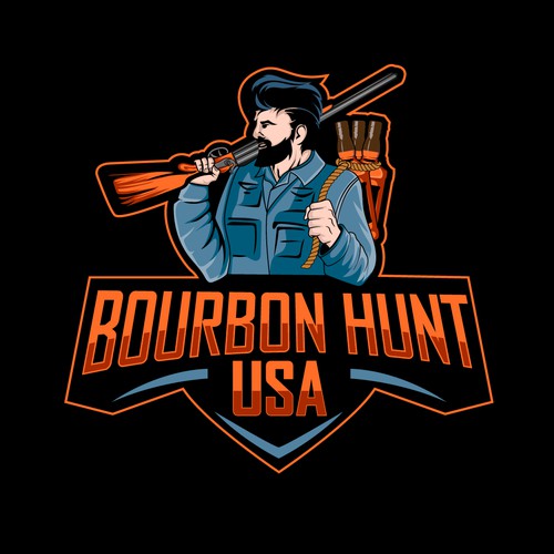 Bourbon Hunt USA Logo Design Contest