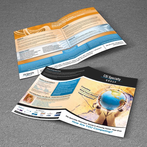 Help CSI Specialty Group with a new brochure design