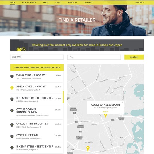 Retailer Page