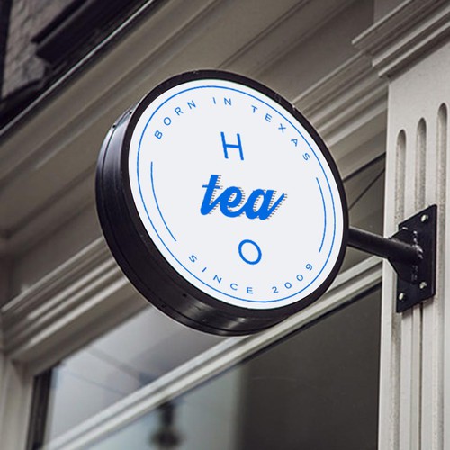 logo concept for a tea shop