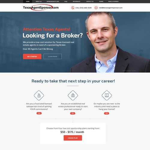 Webdesign for real estate agency
