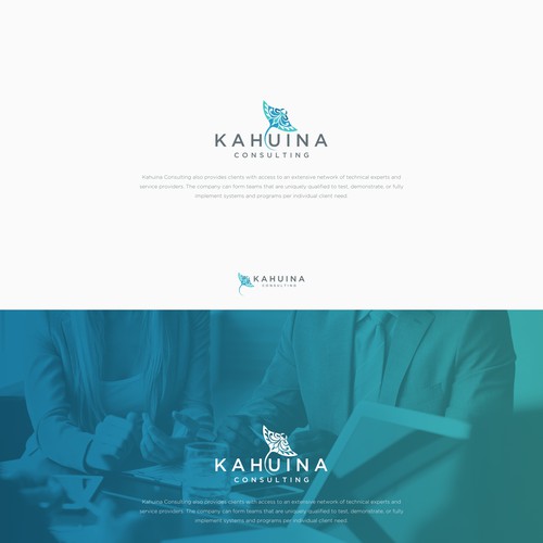 Logo concept for Kahuina Consulting