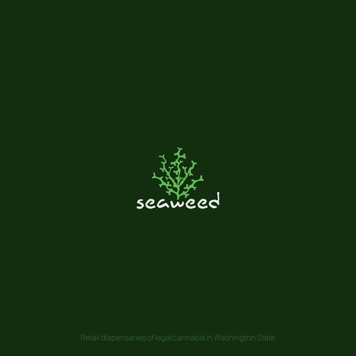 logo concept for seaweed