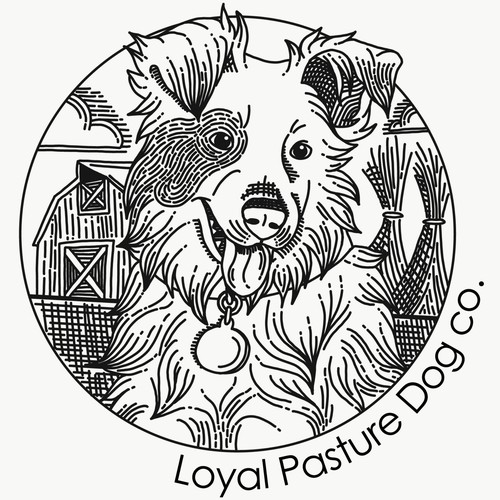 Concept Logo for Loyal Pasture Dog Company