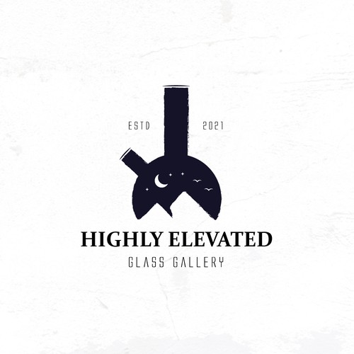Logo for a glass industry