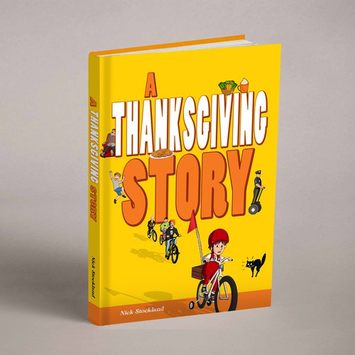 A Thanksgiving Story Book Cover Design