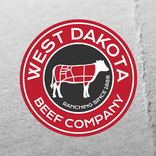 logo for high quality beef business