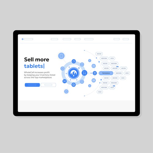 Website infographic element