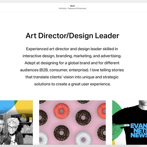 Liz Fiorentino Portfolio Design