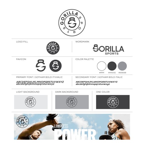 Logo concept for Gorilla Sports