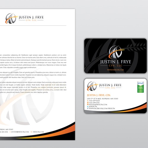 Create a professional, modern business card for a CPA that will stand out!