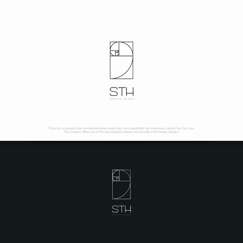 Logo for hair care company.